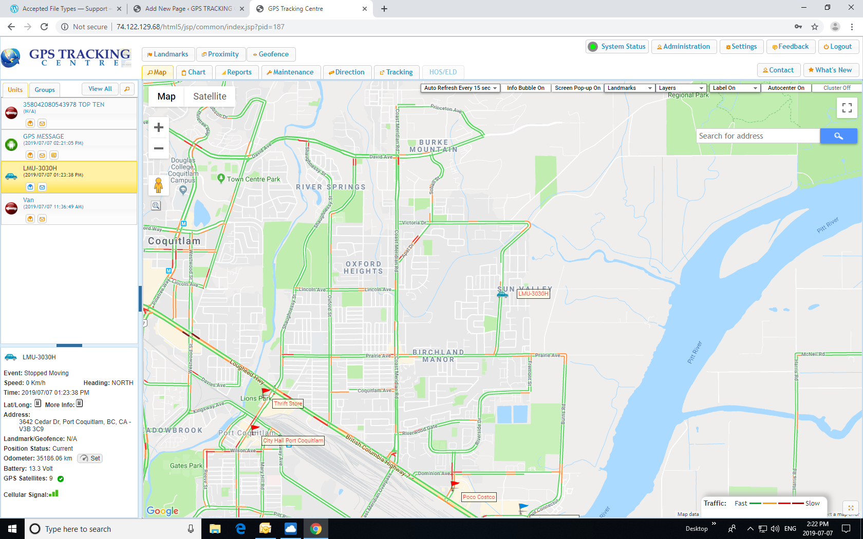 “How To” GPS Tracking Center